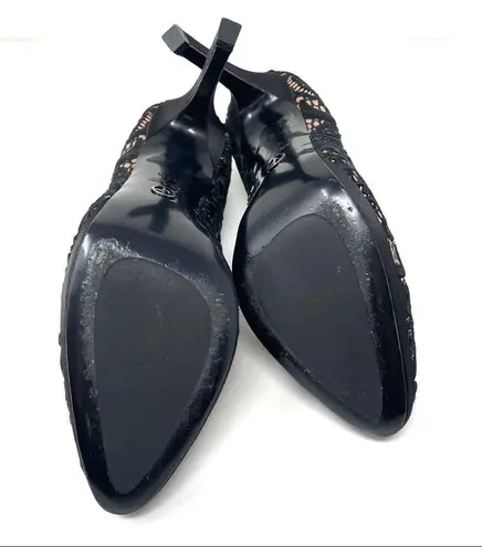 Giorgio Armani couture silk heels, made in Italy