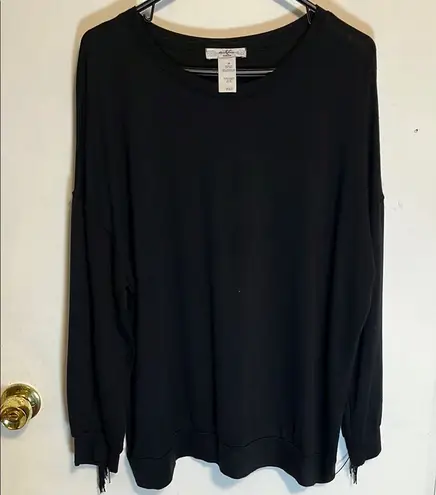 Moa Moa Black Oversized Sweatshirt