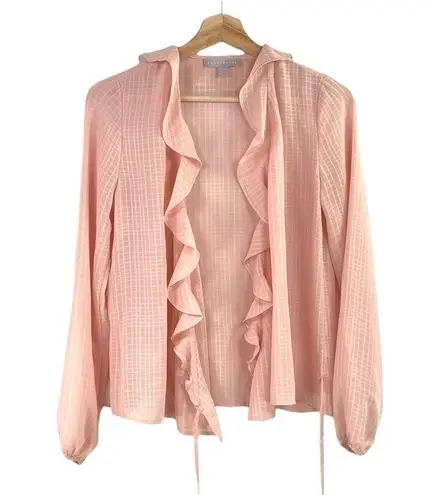 Chelsea28 NWOT - Ruffle Trim Wrap Blouse - XS