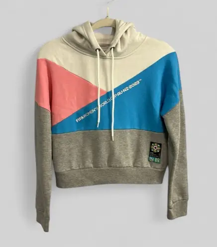 FIFA Women's World Cup color block hoodie 2023 AU NZ cropped collectors pastel Gray Size undefined