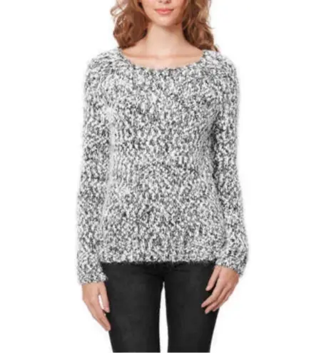 Buffalo David Bitton Women Long Sleeve Eyelash Knit Pullover Sweater Size Small