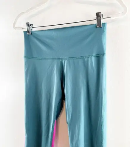 Cotopaxi High Rise Mariposa Leggings Colorblock Submarine Green Small