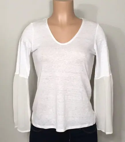 Red Haute New. Linen/silk top.