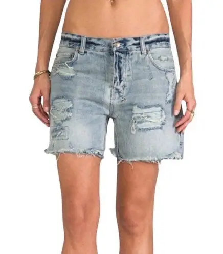 Ksubi boyfriend Jean Shorts distressed