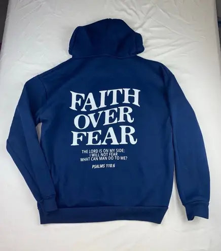 Faith hoodie Blue