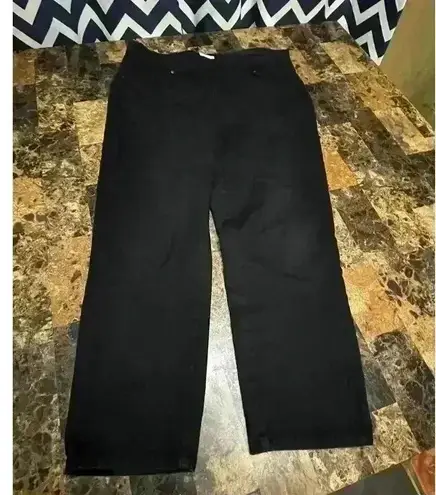 Van Heusen Size 10 Women’s Stretch Pants with small deficit Black - Image 1