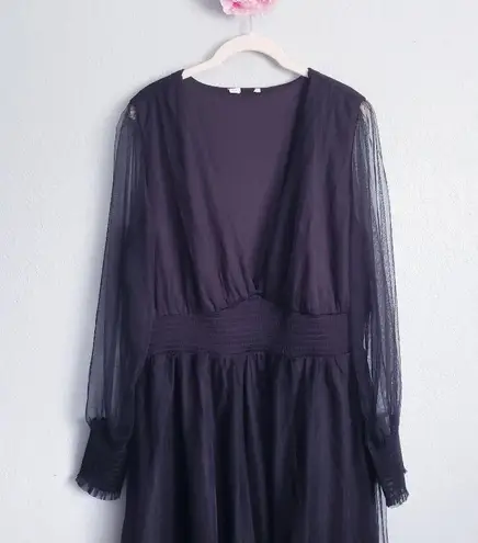 Baltic Born Black Layla Tulle Maxi Dress