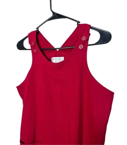 Vintage Casual Corner Annex Red Maxi Jumper Dress Size 10