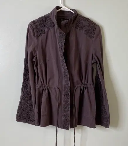 Anthropologie  Love Sam Beaded Travis Cargo Jacket