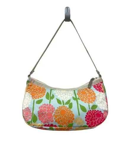 LeSportsac Mini Tote Shoulder Bag in Bright Peony Print