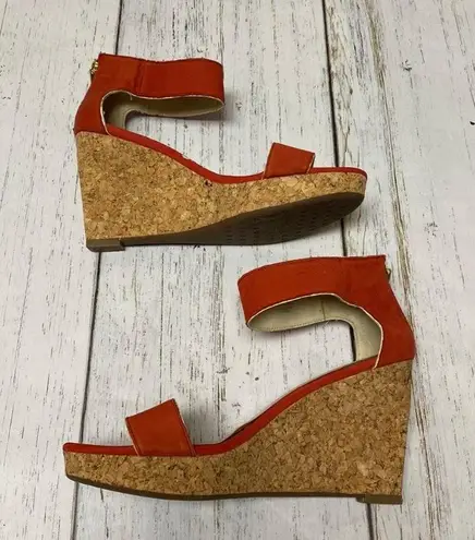 Adrienne Vittadini Carol Ann Cork Platform Wedge Sandals