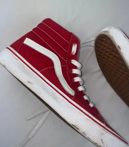 Vans Red High Tops