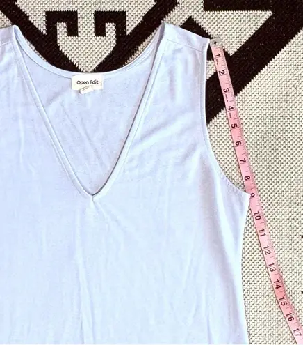 Open Edit Wear Two Ways Knit Maxi Dress in Light Blue Medium