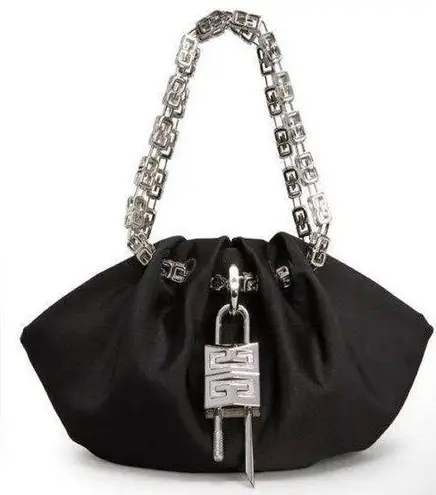 Givenchy Mini Kenny Monogram Top-Handle Bag in Silk