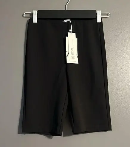 ZARA NWT XS  black bike shorts