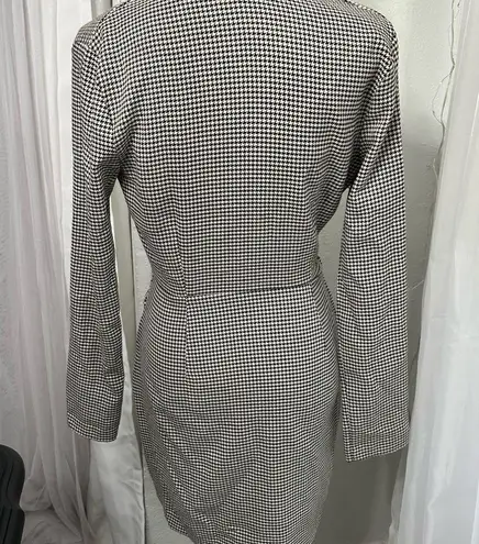 Xtraordinary houndstooths blazer mini dress size SMALL