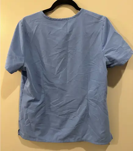 FIGS  Casma Three-Pocket Scrub Top Ceil Blue thumbnail 6