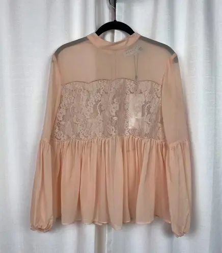 Keepsake The Label Peach Sundream 2 Piece Set Top&Shorts Top Sz.M Shorts… Orange Size M