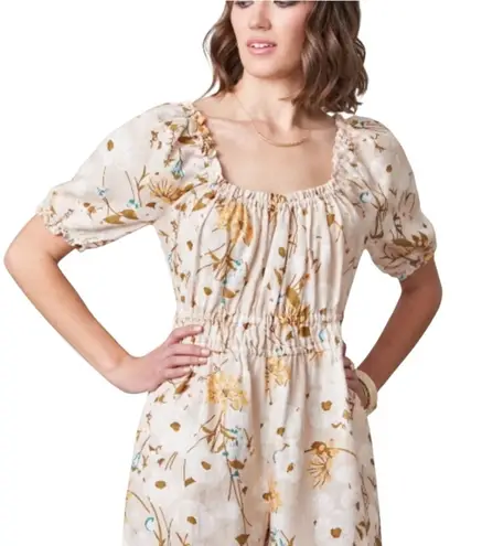 Spartina 449 Audrey Linen Floral Romper