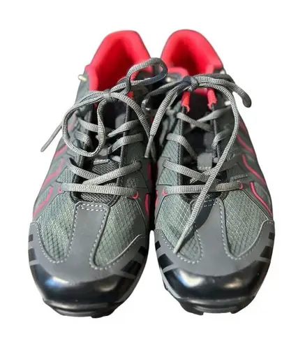 Shimano Women's Mountain Bike Cycling Shoes Gray Red Size 9.5