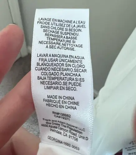 Dress the Population NWT Georgina One-Shoulder Crepe Gown Off White