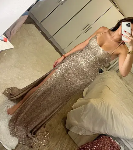 La Femme Sequin Gown