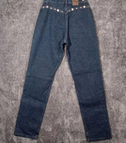 Rockies Relaxed Long Rise Cowgirl Rodeo Festival Coastal Womens Jeans 26 Blue