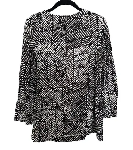 Marimekko Siggur Morri Blouse Black Size M