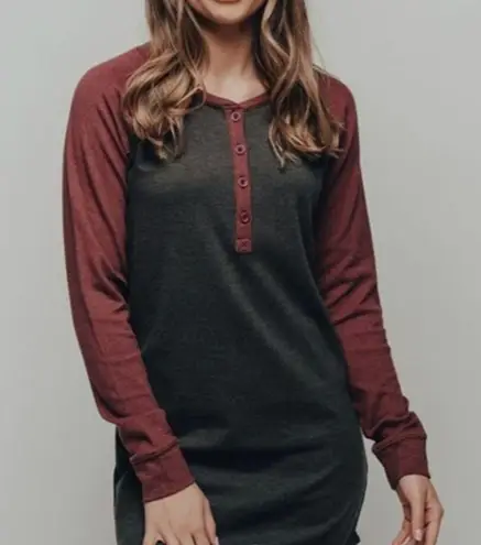 The Normal Brand Women's Puremeso Henley Dress Medium