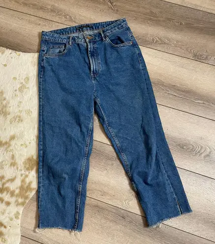 ZARA Straight Leg Mom Jeans