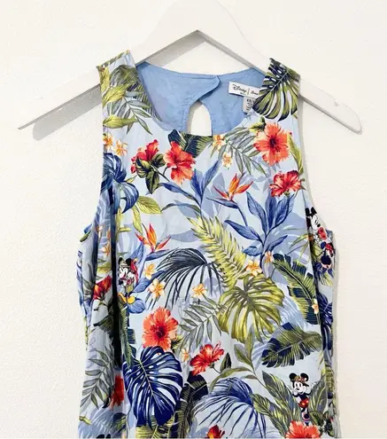 Tommy Bahama  x Disney Jungle Jubilee Linen Dress Blue Size XS