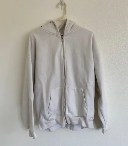 Brandy Melville White Crystal Hoodie 