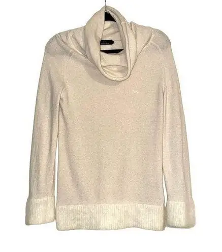 Harmont & Blaine Cowl Neck Merino Wool Cashmere Cream Sweater XL