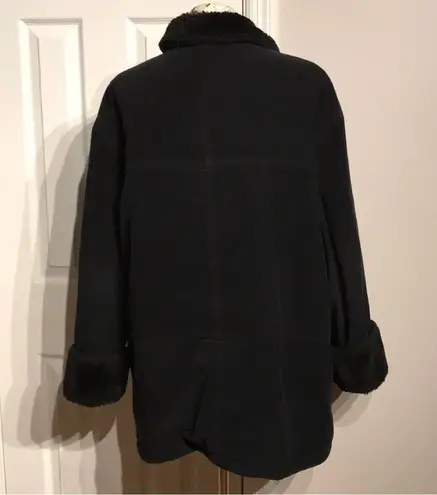 Gallery Faux Fur Collar Trim Pea Coat