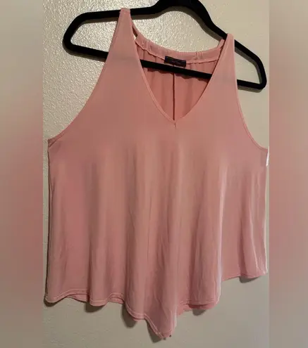 First Love Blush Pink V Neck Pink Sleeveless Tank Top | Shirt