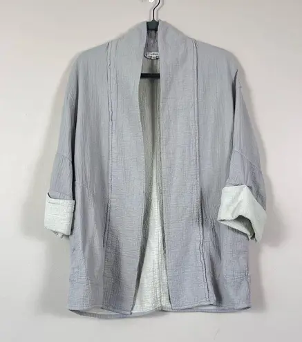 Wilfred Aritzia  Lenglen Open Front Textured Jacket Blazer Kimono