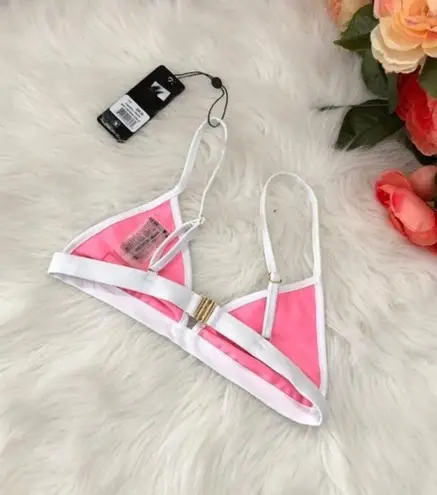 Wildfox  Floral Flower Bikini Triangle Top NWT