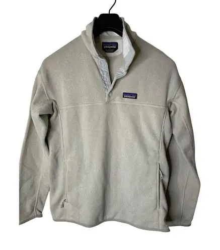 Patagonia  Better Sweater Marsupial Pullover Fleece off white women's medium - Image 1