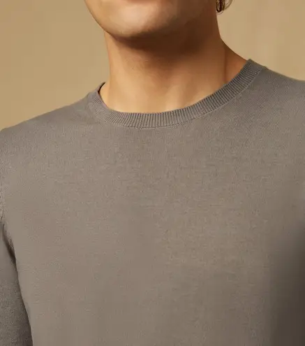 ONIA Cotton Crewneck Sweater Gray Size M