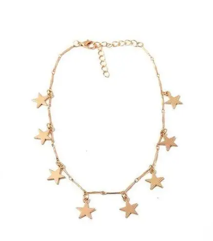 Amrita Singh Cassiopeia Gold Star Choker Necklace