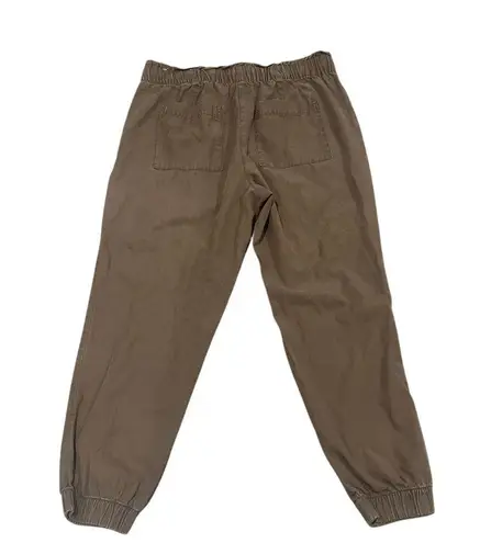 Loft Outlet Women's Brown Jogger Pants Size M Elastic Waist Casual Size M