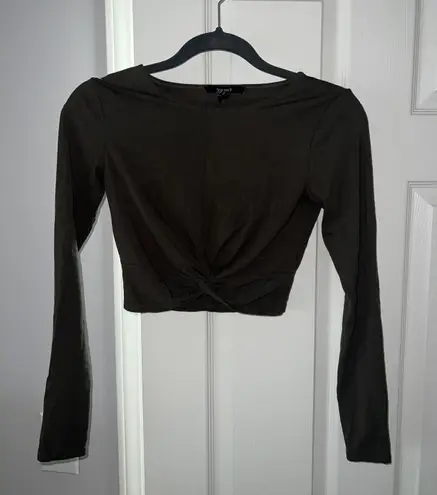 Forever 21 Long Sleeve Crop Top