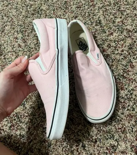 Vans Light Pink Slip On