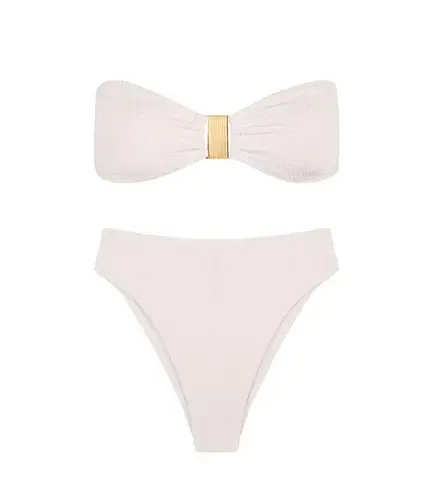 VIX Firenze Becky Bandeau Top, Size Large, $138 White