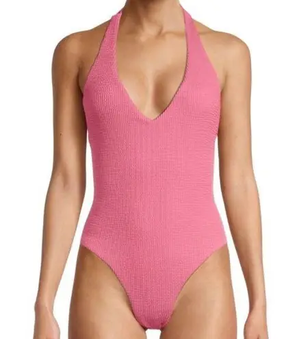 Veronica Beard Salis Halter One Piece Swimsuit
