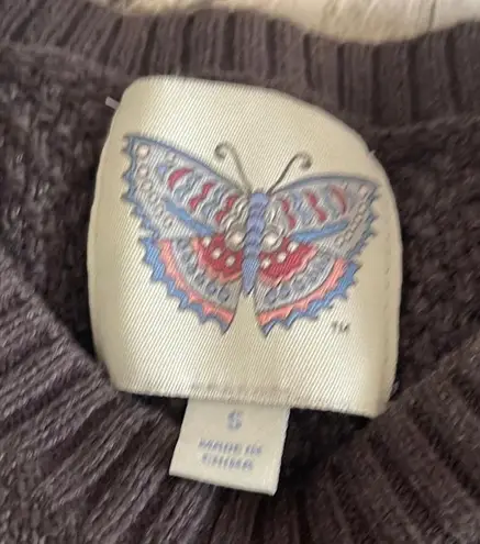 Women’s gray short sleeve sweater small