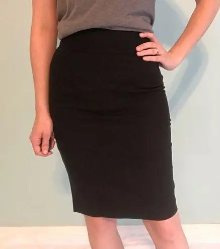 Old Navy  High Rise Black Pencil Skirt Size 0