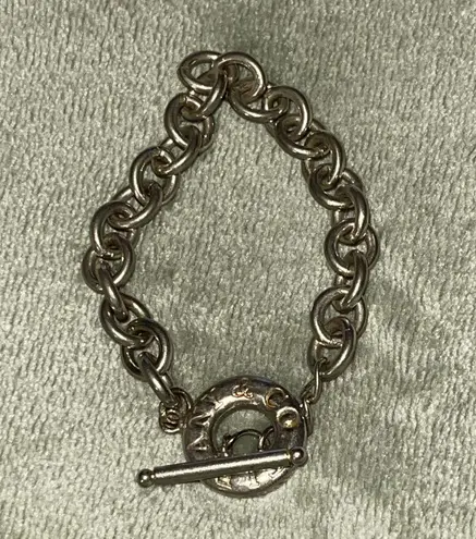 Tiffany & Co. Vintage Serling Silver Toggle Chain Bracelet thumbnail 6