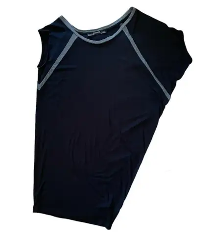 ALLSAINTS Tessi Black Asymmetrical Mini Dress