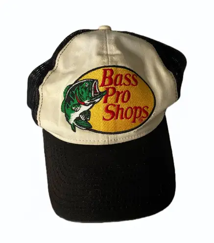 Bass Pro Shop Mesh Trucker Hat 🔥 Black